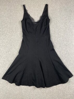 Altuzarra for Target Black Dress Lace Trim Size 4